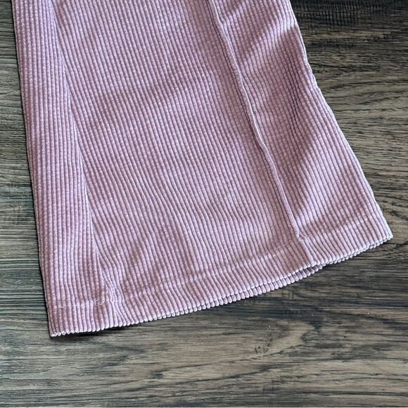 BDG Urban Outfitters High Waisted Mauve Pink Corduroy Flare Pants Size S-P - Picture 4 of 11
